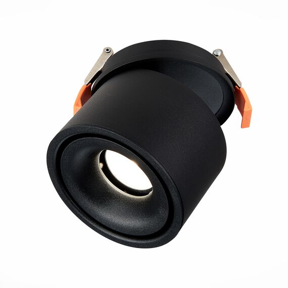 ST652.438.12 Св-к встр. Черный LED 1*12W 3000K 1 000Lm Ra>90 36° IP20 D100xH105 170-240VV Встраиваемые светильники, изображение 3
