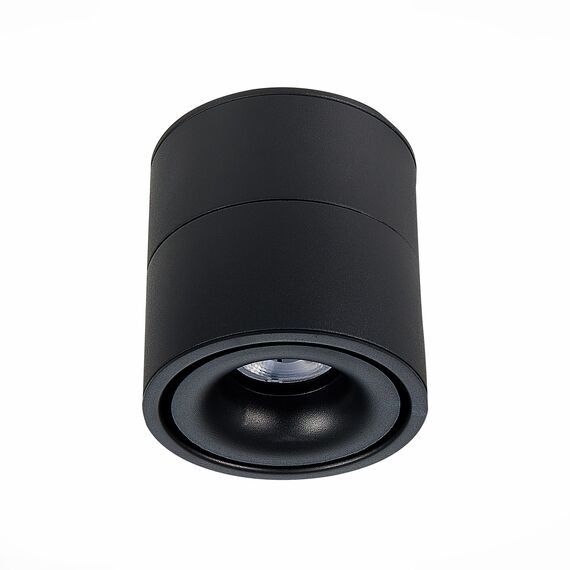 ST652.442.12 Светильник потолочный Черный LED 1*12W 4000K 1 000Lm Ra>90 36° IP20 D100xH105 170-240V Накладные светильники, изображение 5