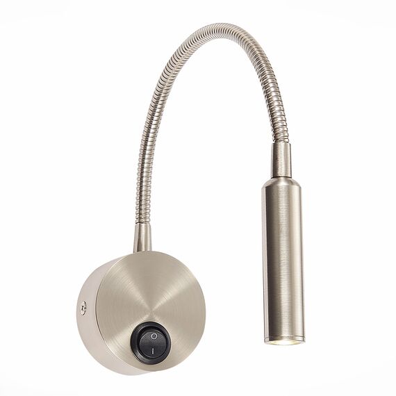 ST653.131.01 Светильник настенный ST-Luce Никель/Никель LED 1*3W 3000K Настенные светильники, изображение 3