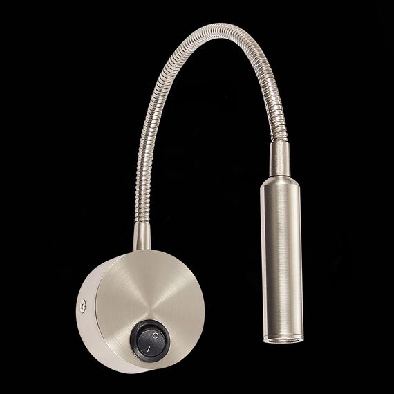 ST653.131.01 Светильник настенный ST-Luce Никель/Никель LED 1*3W 3000K Настенные светильники, изображение 4