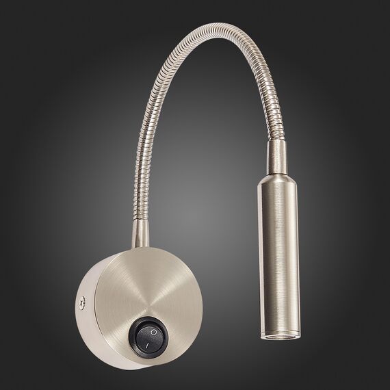 ST653.131.01 Светильник настенный ST-Luce Никель/Никель LED 1*3W 3000K Настенные светильники, изображение 5