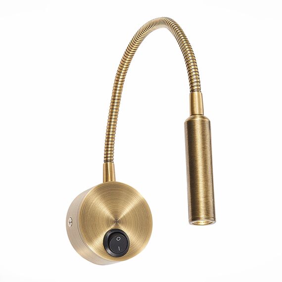 ST653.331.01 Светильник настенный ST-Luce Бронза/Бронза LED 1*3W 3000K Настенные светильники, изображение 3