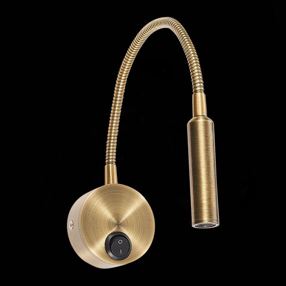 ST653.331.01 Светильник настенный ST-Luce Бронза/Бронза LED 1*3W 3000K Настенные светильники, изображение 4