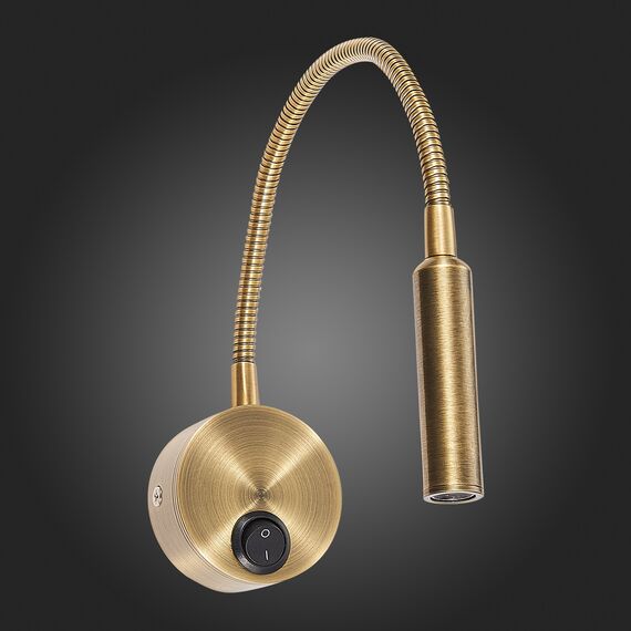 ST653.331.01 Светильник настенный ST-Luce Бронза/Бронза LED 1*3W 3000K Настенные светильники, изображение 5