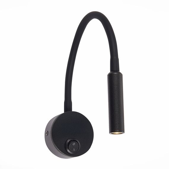 ST653.431.01 Светильник настенный ST-Luce Черный/Черный LED 1*3W 3000K Настенные светильники, изображение 3