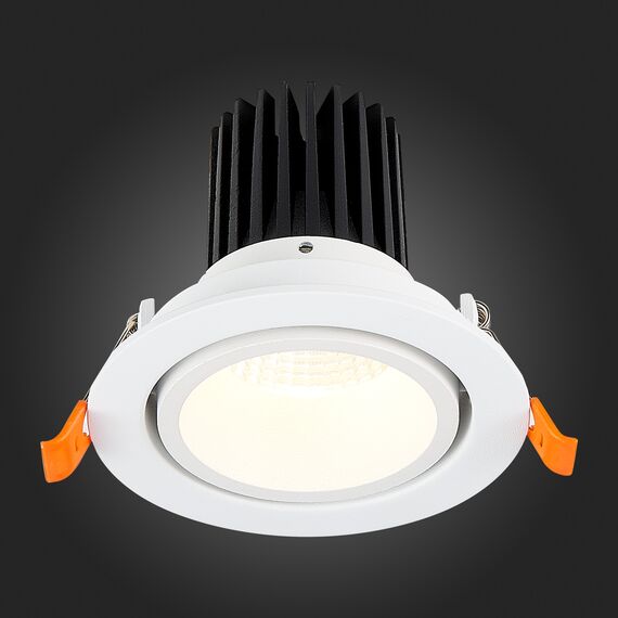 ST705.548.10 Св-к встр. Белый LED 1*10W 4000K 750Lm Ra>90 38° IP20 D102xH85 170-240V Встраиваемые светильники, изображение 2
