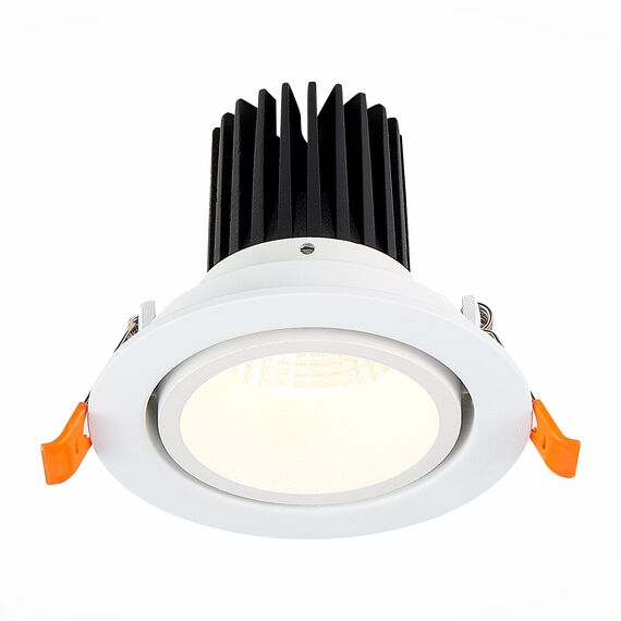 ST705.548.10 Св-к встр. Белый LED 1*10W 4000K 750Lm Ra>90 38° IP20 D102xH85 170-240V Встраиваемые светильники, изображение 3