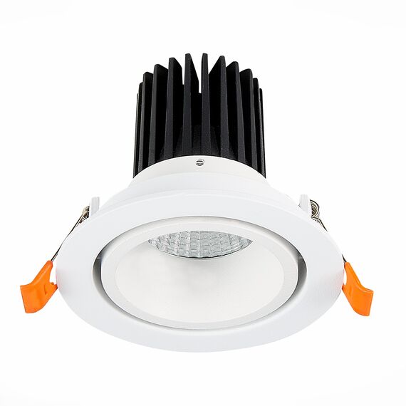 ST705.548.10 Св-к встр. Белый LED 1*10W 4000K 750Lm Ra>90 38° IP20 D102xH85 170-240V Встраиваемые светильники, изображение 5