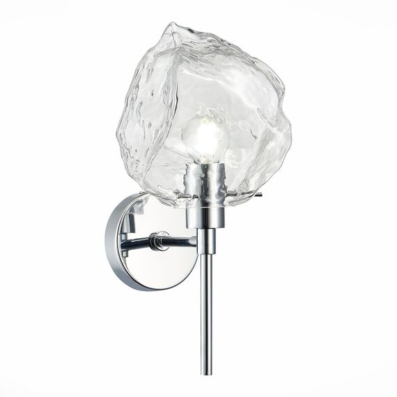 SL1175.101.01 Бра ST-Luce Хром/Прозрачный E14 1*40W PORTICI, изображение 3