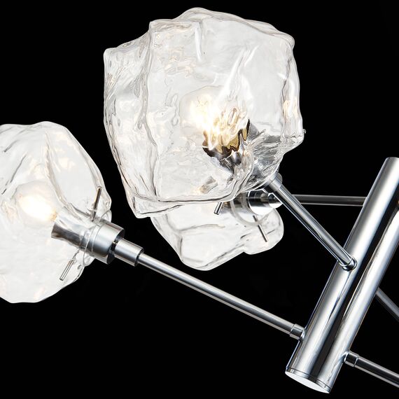 SL1175.102.06 Люстра потолочная ST-Luce Хром/Прозрачный E14 6*40W PORTICI, изображение 7