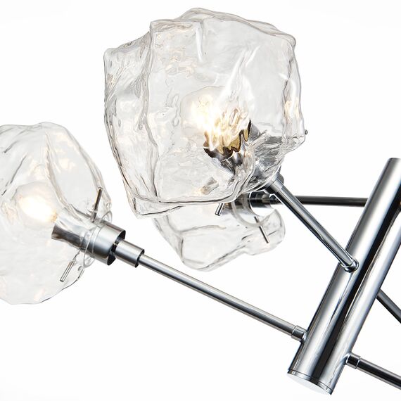 SL1175.102.06 Люстра потолочная ST-Luce Хром/Прозрачный E14 6*40W PORTICI, изображение 9