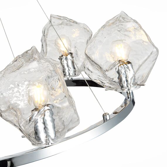 SL1175.103.06 Люстра подвесная ST-Luce Хром/Прозрачный E14 6*40W PORTICI, изображение 12