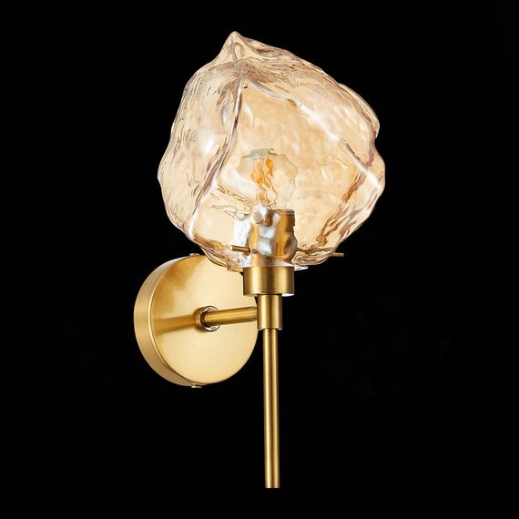 SL1175.301.01 Бра ST-Luce Латунь/Янтарный E14 1*40W PORTICI, изображение 4