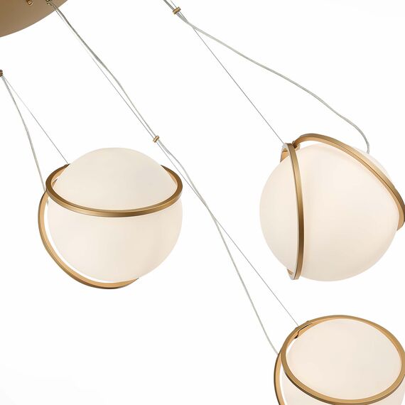 SL1181.353.03 Светильник подвесной ST-Luce Латунь/Латунь, Белый E27 3*40W ACERRA, изображение 5