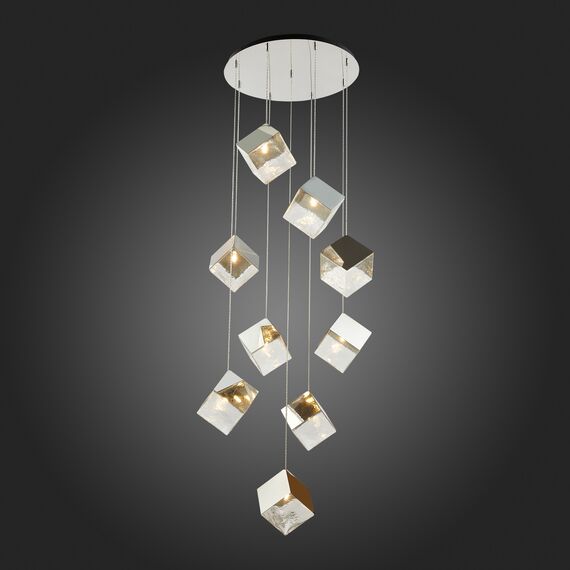 SL1182.103.09 Светильник подвесной ST-Luce Хром/Прозрачный, Хром G9 9*5W RIELLO, изображение 2