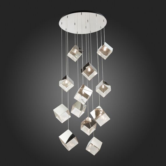 SL1182.103.12 Светильник подвесной ST-Luce Хром/Прозрачный, Хром G9 12*5W RIELLO, изображение 2