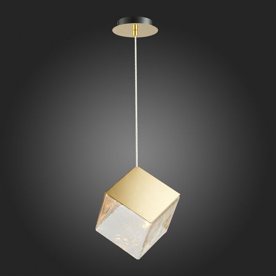 SL1182.203.01 Подвес ST-Luce Золотистый/Прозрачный, Золотистый G9 1*5W RIELLO, изображение 2