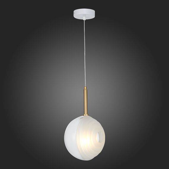 SL1183.503.01 Подвес ST-Luce Латунь/Белый G4 1*5W FOLIGNO, изображение 2