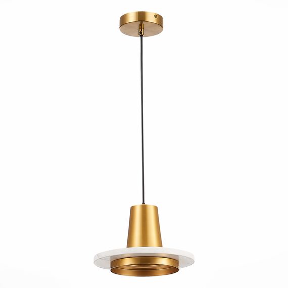 SL1212.203.01 Подвес ST-Luce Латунь/Латунь, Белый LED 1*12W 3000K OLTARNO, изображение 4