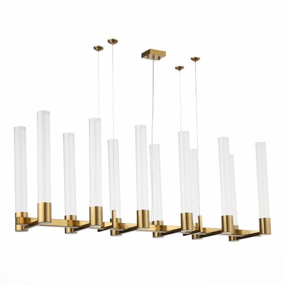 SL1229.303.12 Люстра подвесная ST-Luce Латунь/Прозрачный GU10 12*5W TERNI, изображение 2
