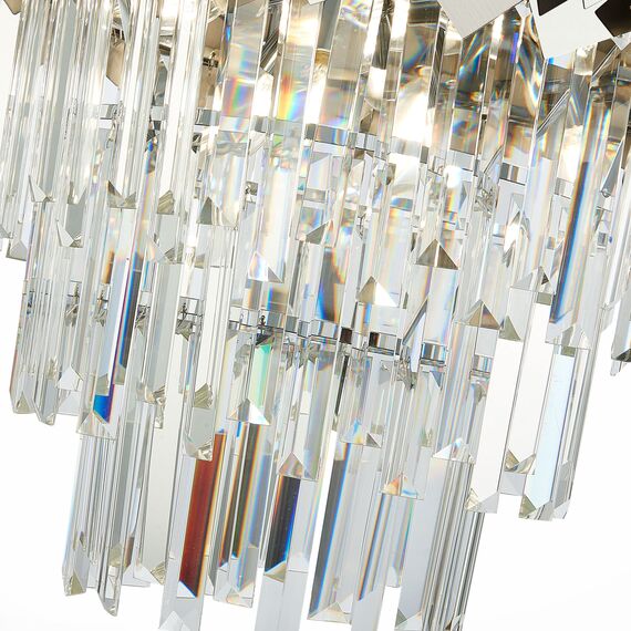 SL1232.103.06 Светильник подвесной ST-Luce Хром/Прозрачный, Хром E14 6*60W CASERTA, изображение 5