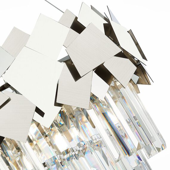 SL1232.103.06 Светильник подвесной ST-Luce Хром/Прозрачный, Хром E14 6*60W CASERTA, изображение 6