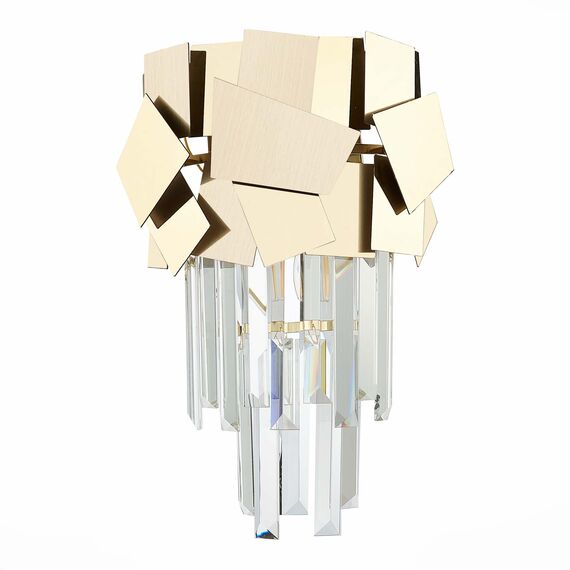 SL1232.201.01 Бра ST-Luce Золотистый/Прозрачный, Золотистый E14 1*60W CASERTA, изображение 3