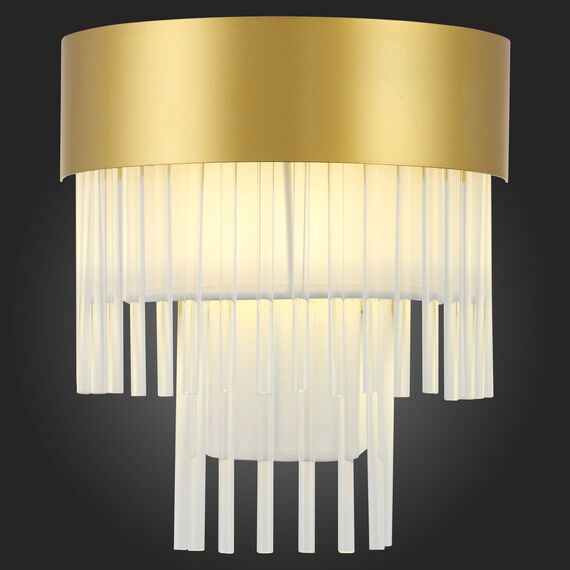 SL1352.201.01 Бра ST-Luce Золотистый/Белый, Прозрачный E14 1*40W AVERSA, изображение 2