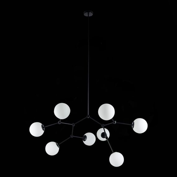 SL1506.403.08 Люстра подвесная ST-Luce Черный/Белый E14 8*40W CHIETI, изображение 4