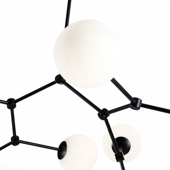 SL1506.403.08 Люстра подвесная ST-Luce Черный/Белый E14 8*40W CHIETI, изображение 9