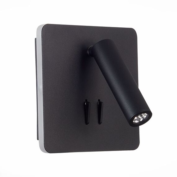 SL1586.431.01 Светильник настенный Черный LED 1*9W 3000K 624Lm Ra>80  IP20 L-xW140xH140 170-240V Настенные светильники, изображение 6