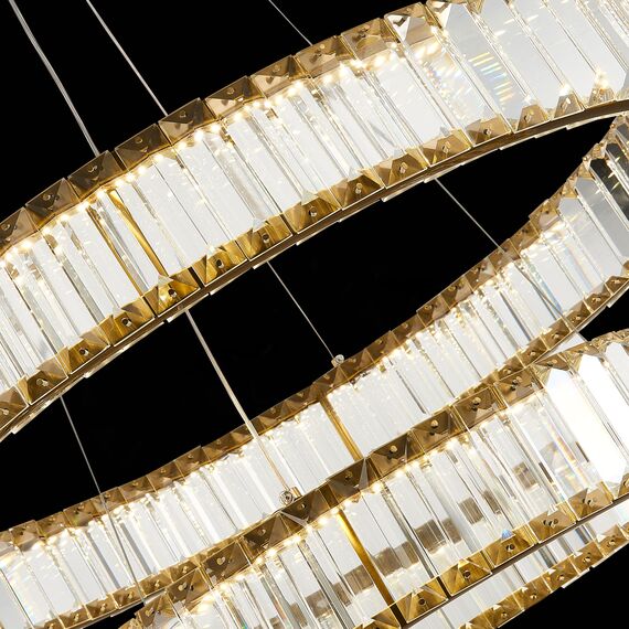 SL1622.303.02 Люстра подвесная ST-Luce Латунь/Прозрачный LED 1*70W 4000K TIVOLI, изображение 7