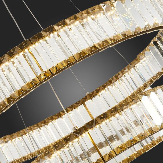 SL1622.303.02 Люстра подвесная ST-Luce Латунь/Прозрачный LED 1*70W 4000K TIVOLI, изображение 8