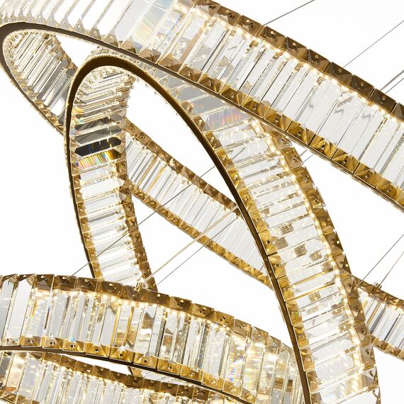 SL1622.303.03 Люстра подвесная ST-Luce Латунь/Прозрачный LED 1*122W 4000K TIVOLI, изображение 12