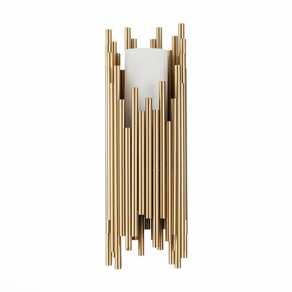 SL1629.301.01 Бра ST-Luce Латунь/Белый E14 1*40W CESENA, изображение 4