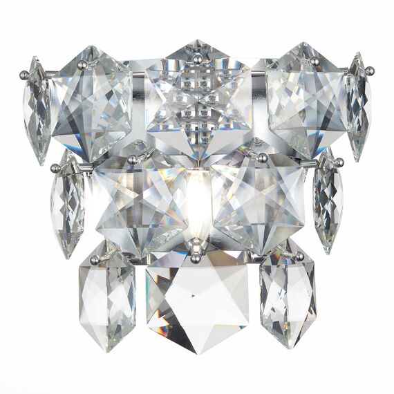 SL1631.101.01 Бра ST-Luce Хром/Прозрачный E14 1*40W VITERBO, изображение 3