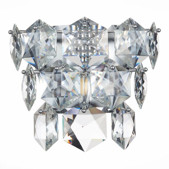 SL1631.101.01 Бра ST-Luce Хром/Прозрачный E14 1*40W VITERBO, изображение 4