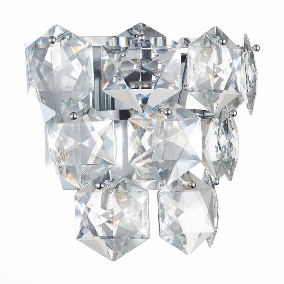 SL1631.101.01 Бра ST-Luce Хром/Прозрачный E14 1*40W VITERBO, изображение 5