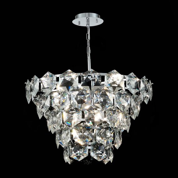 SL1631.103.09 Люстра подвесная ST-Luce Хром/Прозрачный E14 9*40W VITERBO, изображение 7