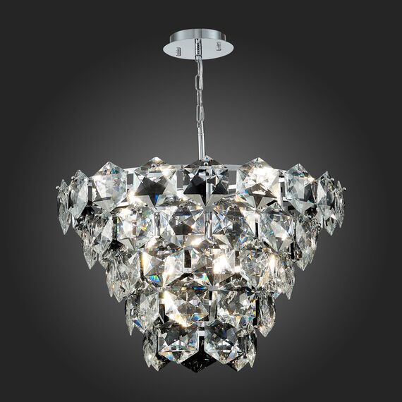 SL1631.103.09 Люстра подвесная ST-Luce Хром/Прозрачный E14 9*40W VITERBO, изображение 8