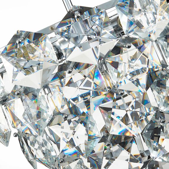 SL1631.103.09 Люстра подвесная ST-Luce Хром/Прозрачный E14 9*40W VITERBO, изображение 12