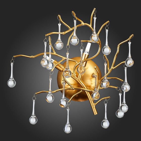 SL1651.201.02 Бра ST-Luce Золотистый/Золотистый G9 2*5W ANZIO, изображение 2