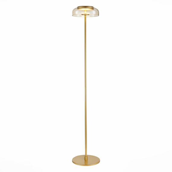 SL6002.205.01 Торшер ST-Luce Золотистый/Янтарный LED 1*7W 4000K LAZIO, изображение 3