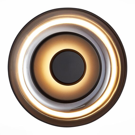 SL6002.401.01 Светильник настенный ST-Luce Черный/Дымчатый LED 1*7W 4000K LAZIO, изображение 5