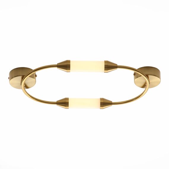 SL6004.301.02 Бра ST-Luce Латунь/Белый LED 2*4W 3000K OLBIA, изображение 6