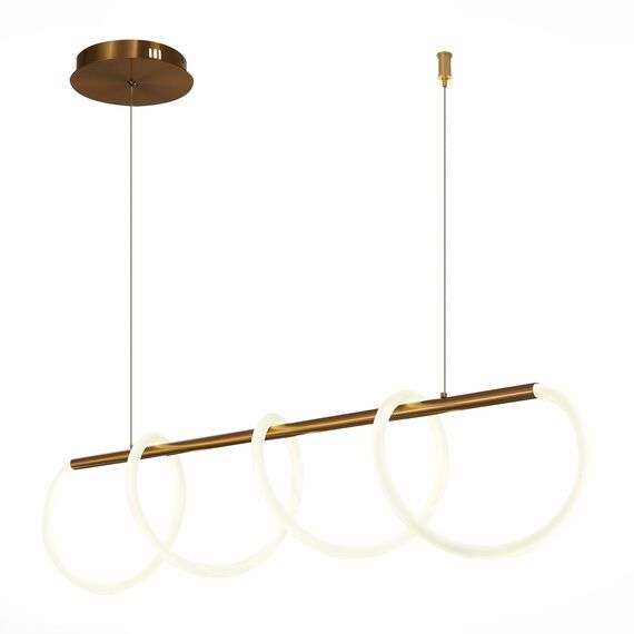 SL6102.303.45 Светильник подвесной ST-Luce Латунь/Белый LED 1*45W 4000K SAGRATO, изображение 5