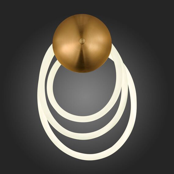 SL6102.311.30 Светильник настенный ST-Luce Латунь/Белый LED 1*30W 4000K SAGRATO, изображение 2