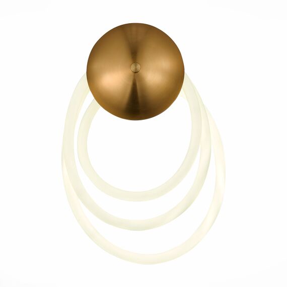 SL6102.311.30 Светильник настенный ST-Luce Латунь/Белый LED 1*30W 4000K SAGRATO, изображение 3