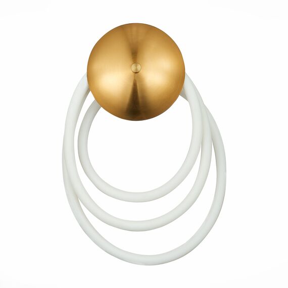 SL6102.311.30 Светильник настенный ST-Luce Латунь/Белый LED 1*30W 4000K SAGRATO, изображение 4