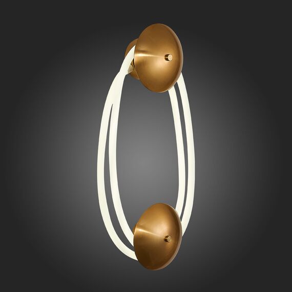 SL6102.321.30 Светильник настенный ST-Luce Латунь/Белый LED 1*30W 4000K SAGRATO, изображение 2